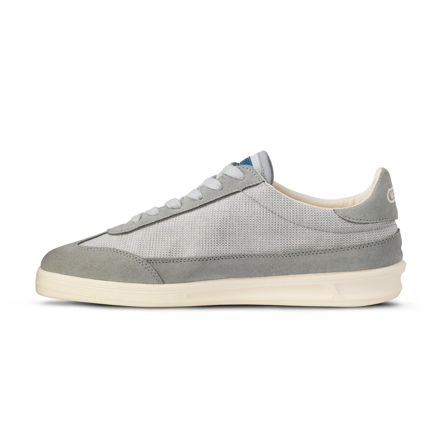 Grey suede sneaker with Cordura upper. 